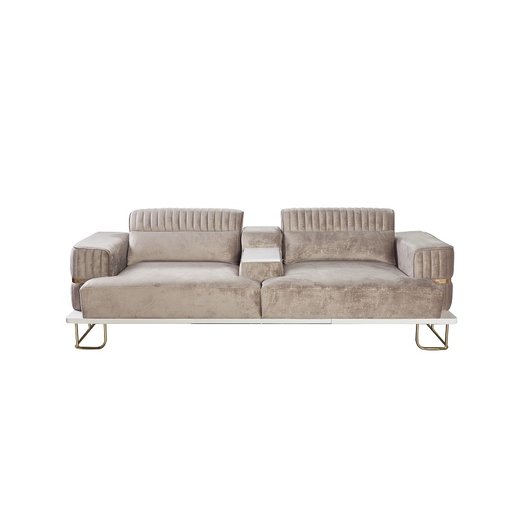 Orion Sofa Set 3`er + 3`er + Sessel 1130 - Bordo Gold