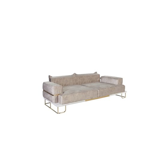 Orion Sofa Set 3 Sitzer 1100 - Beige Gold