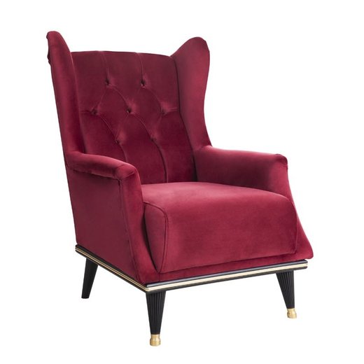 Esse Sofa Set 3`er + 2`er + Sessel 1105 - Dunkelbraun Schwarz-Gold