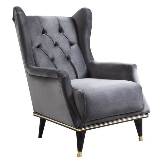 Esse Sofa Set 3`er + 3`er + 2X Sessel 1100 - Beige Schwarz-Gold