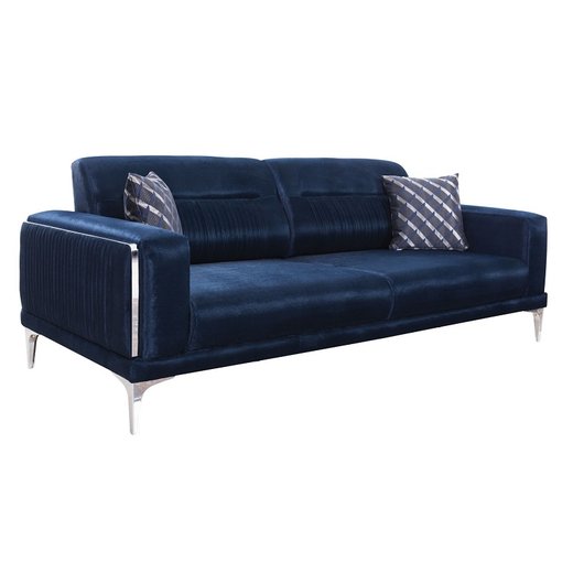 Berlin Sofa Set 2`er + Sessel 1108 - Grau Gold