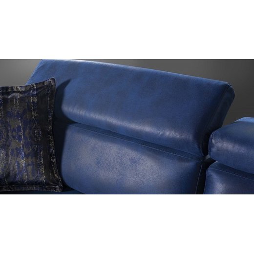 Paris Sofa Set 3`er + Sessel 1100 - Beige Chrom