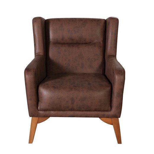 Astor Sofa Set 3`er + 3`er + 2X Sessel 1105 - Dunkelbraun Anthrazit