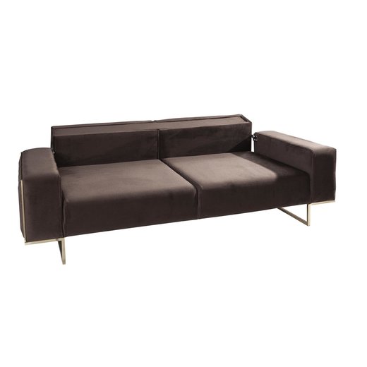 Monza Sofa Set 3`er + Sessel 1130 - Bordo Silber