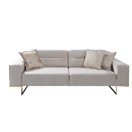 Monza Sofa Set 2 Sitzer 1130 - Bordo Silber