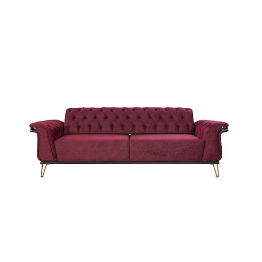 Grand Sofa Set Sessel 1110 - Altrosa Silber