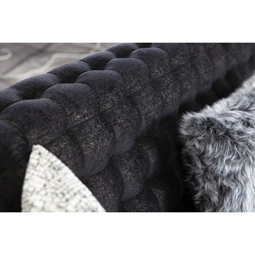 Bugatti Sofa Set Sessel Schwarz/Silber 1132 - Dunkelblau