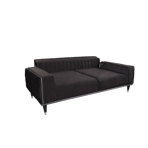 Bugatti Sofa Set Sessel Schwarz/Silber 1132 - Dunkelblau