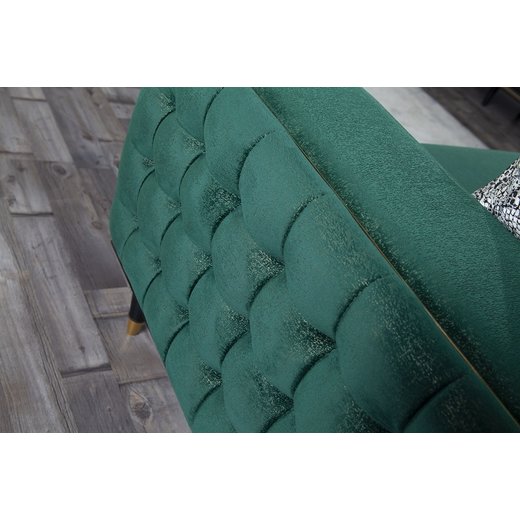 Bugatti Sofa Set Sessel Schwarz/Silber 1110 - Altrosa