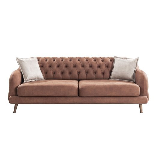 Deniz Sofa Set 3`er + 2`er + Sessel 1103 - Senfgelb Anthrazit