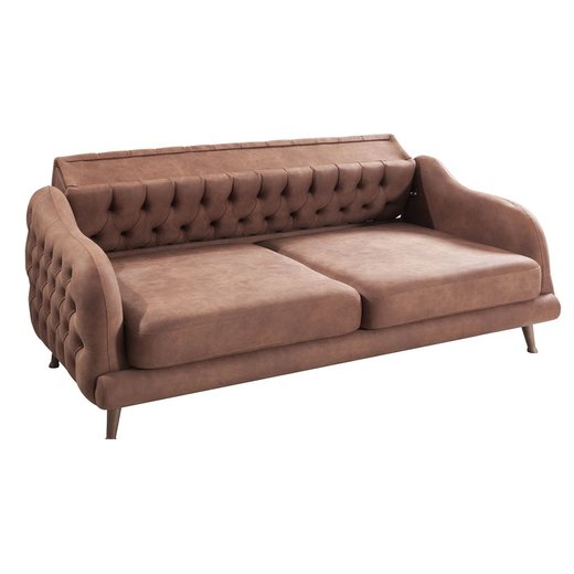 Deniz Sofa Set 3`er + 2`er + Sessel 1103 - Senfgelb Anthrazit