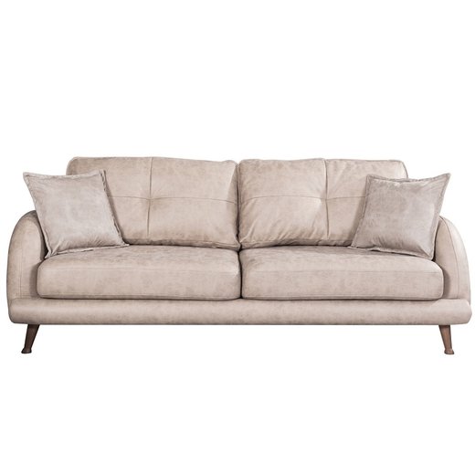 Duru Sofa Set 3`er + 2`er + Sessel 1126 - Grn Eiche