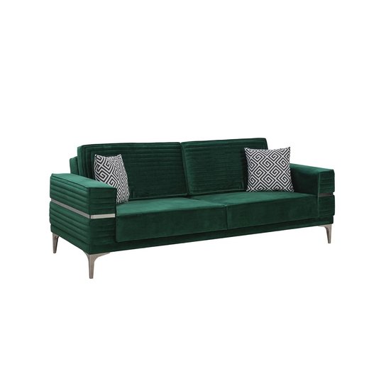 Kiev Sofa Set 2 Sitzer 1105 - Dunkelbraun Gold