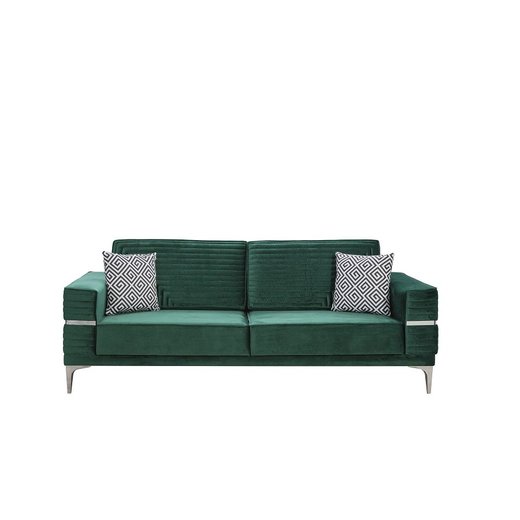 Kiev Sofa Set 2 Sitzer 1105 - Dunkelbraun Gold