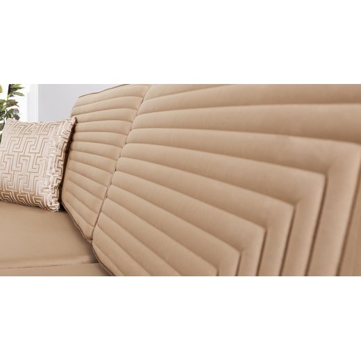 Kiev Sofa Set 2 Sitzer 1105 - Dunkelbraun Gold