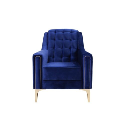 Porto Sofa Set 3`er + Sessel 1109 - Blau Gold
