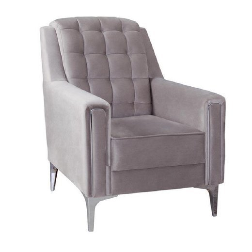 Porto Sofa Set 3`er + 3`er + Sessel 1108 - Grau Silber