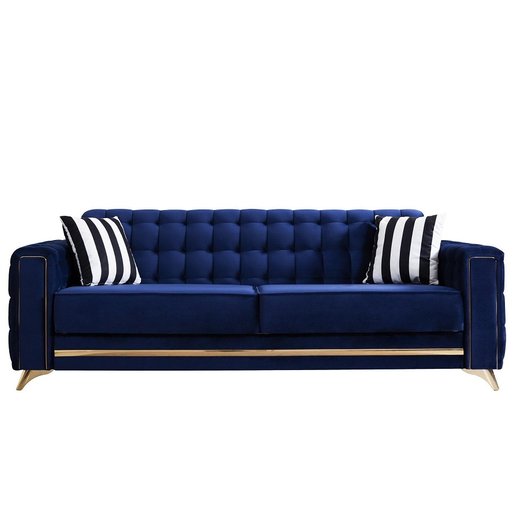 Porto Sofa Set 2`er + Sessel 1110 - Altrosa Gold