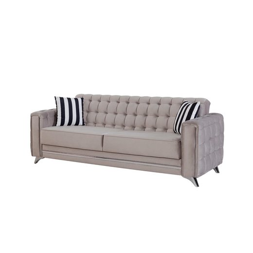 Porto Sofa Set 2`er + Sessel 1110 - Altrosa Gold