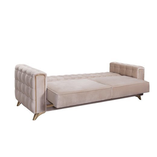Porto Sofa Set Sessel 1121 - S.Beige Gold