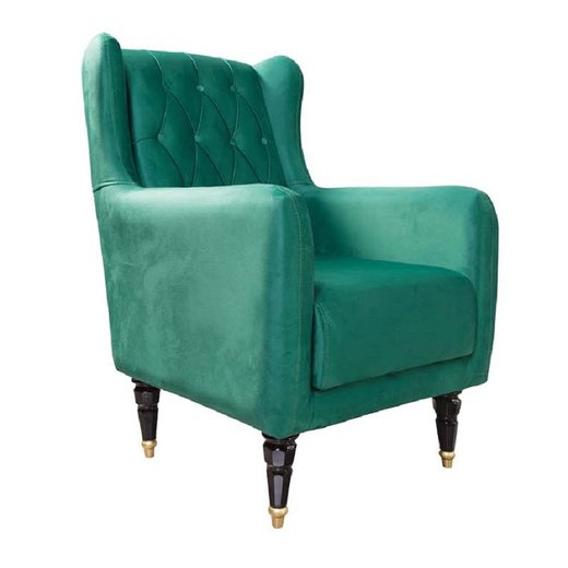 Roma Sofa Set 3`er + 2`er + Sessel 1131 - Dunkelgrau Schwarz/Gold