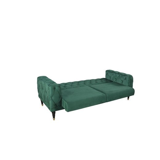 Roma Sofa Set Sessel 1130 - Bordo Schwarz/Gold