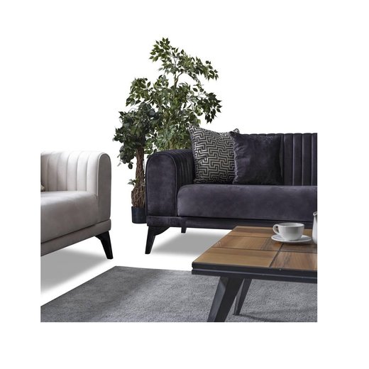 Ventola Sofa Set 3`er + 3`er + 2X Sessel 1105 - Dunkelbraun