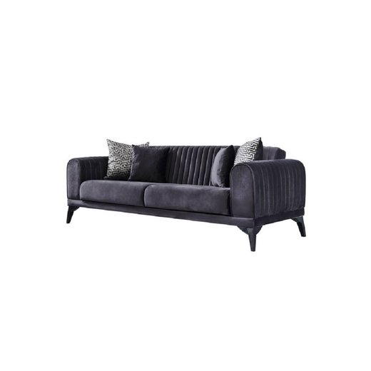 Ventola Sofa Set 3`er + 3`er + 2X Sessel 1134 - Hellbraun