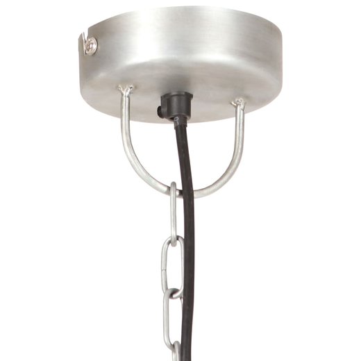 Hngelampe Industriestil 25 W Silbern Rund 30 cm E27