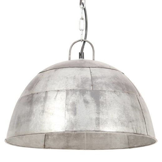 Hngelampe Vintage Industriestil 25 W Silbern Rund 41 cm E27