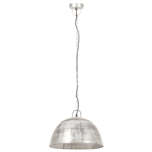 Hngelampe Vintage Industriestil 25 W Silbern Rund 41 cm E27