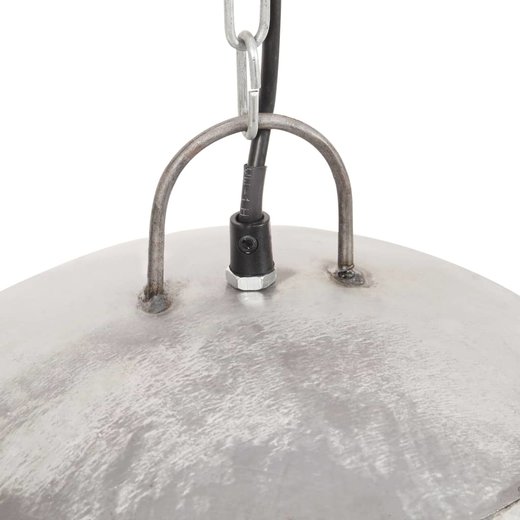Hngelampe Vintage Industriestil 25 W Silbern Rund 41 cm E27