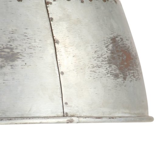 H�ngelampe Vintage Industriestil 25 W Silbern Rund 31 cm E27