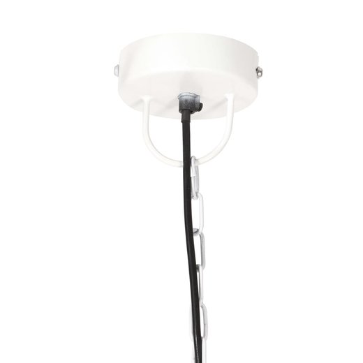 Hngelampe Industriestil 25 W Wei Rund 32 cm E27