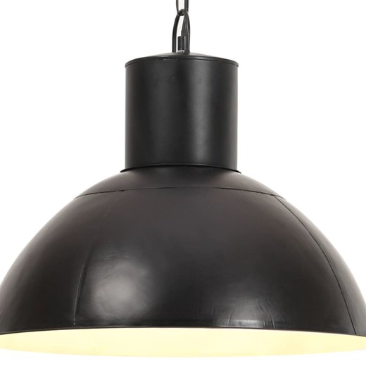 Hngelampe 25 W Schwarz Rund 48 cm E27