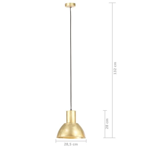 Hngelampe 25 W Messing Rund 28,5 cm E27