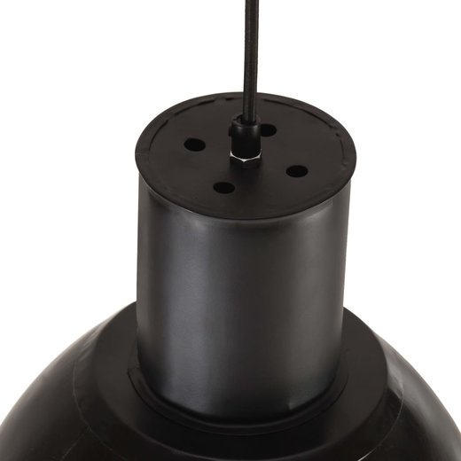 Hngelampe 25 W Schwarz Rund 28,5 cm E27