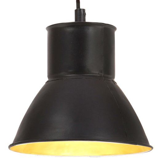 Hngelampe 25 W Schwarz Rund 17 cm E27