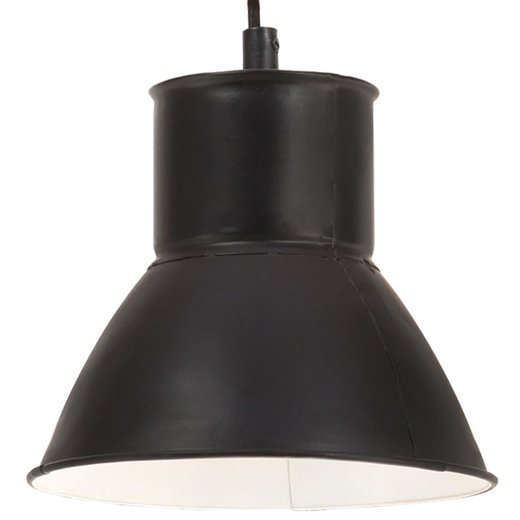 Hngelampe 25 W Schwarz Rund 17 cm E27