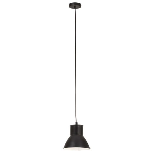 Hngelampe 25 W Schwarz Rund 17 cm E27