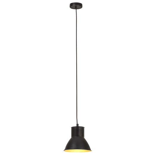 Hngelampe 25 W Schwarz Rund 17 cm E27