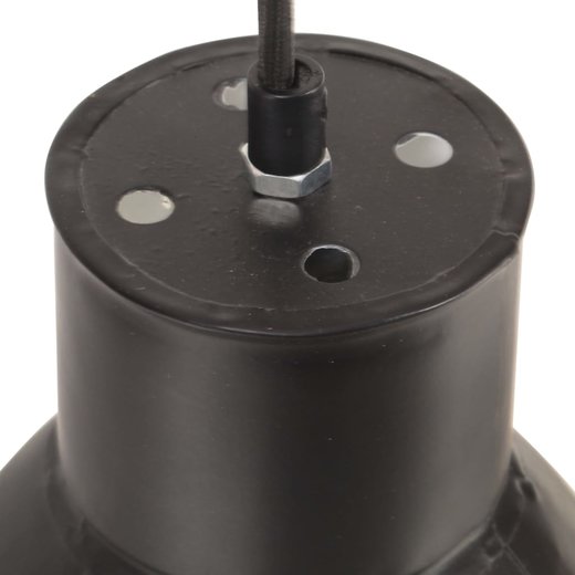 Hngelampe 25 W Schwarz Rund 17 cm E27