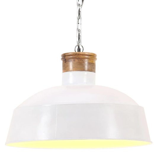 Hngelampe Industriestil 32 cm Wei E27