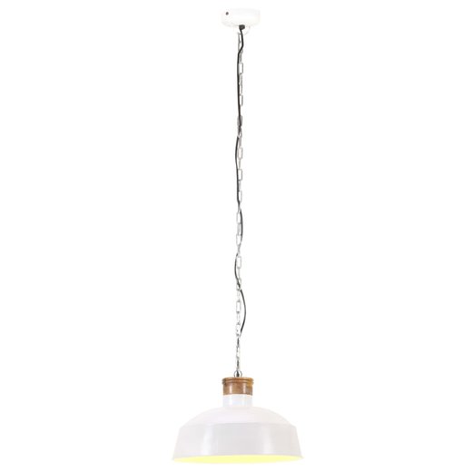 Hngelampe Industriestil 32 cm Wei E27