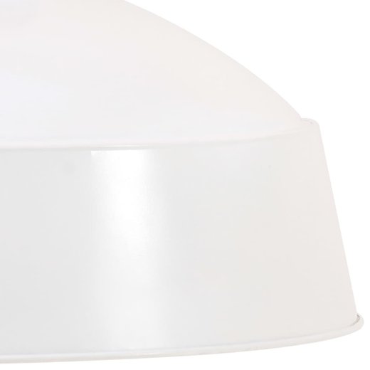 Hngelampe Industriestil 32 cm Wei E27