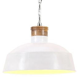 Hngelampe Industriestil 32 cm Wei E27