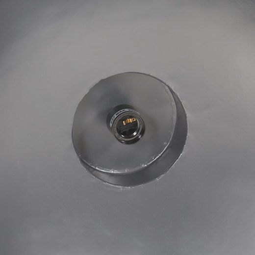 Hngelampe Industriestil 32 cm Grau E27