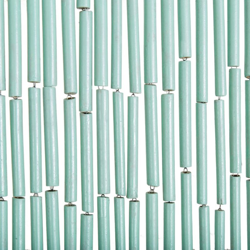 Tür Vorhang aus Bambus & Holz, 90x200, Faden Balkon Tür Insekten Schutz  Gardine