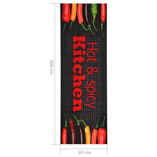 Kchenteppich Waschbar Hot & Spicy 60x300 cm