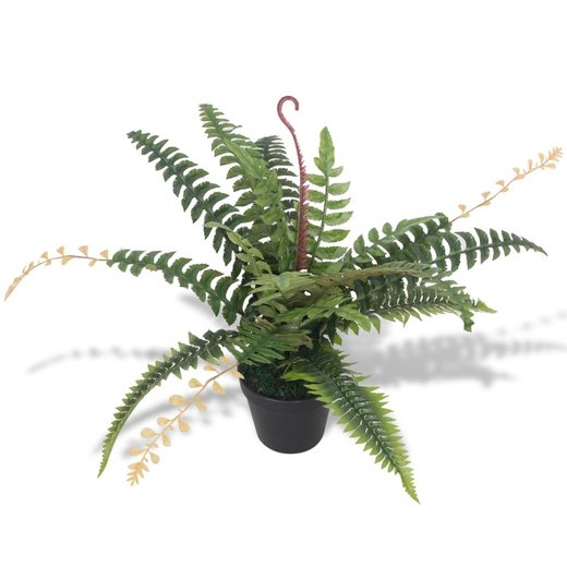 Knstliche Farnpflanze mit Topf 50 cm Grn